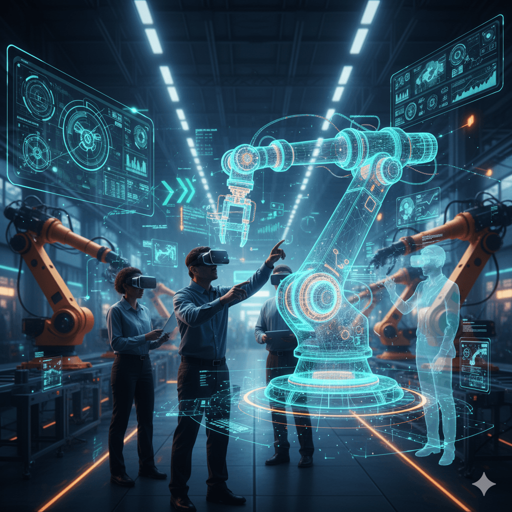 The Industrial Metaverse: Blending Real and Virtual for Next-Gen Manufacturing